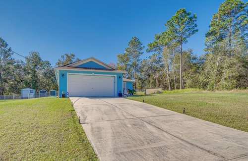 Citrus Springs Cabaña | Citrus Springs Retreat w/ Grill & Screened Porch!