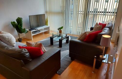 Sheffield Apartamento | City 2 Bed, 2 Bath, Free Parking & WiFi
