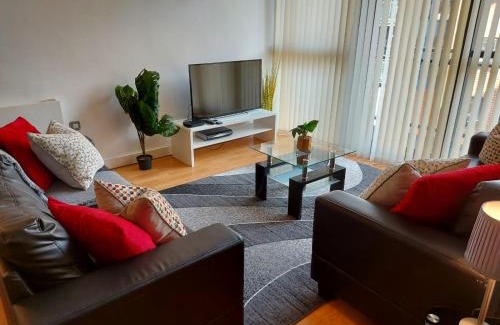 Sheffield Apartamento | City 2 Bed, 2 Bath, Free Parking & WiFi