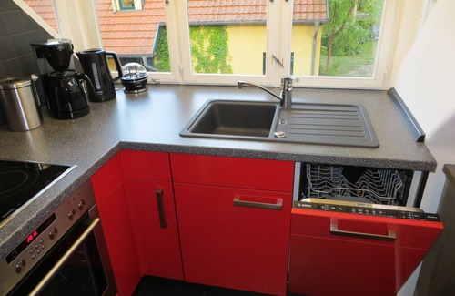Schmoeckwitz Apartamento | Ciudad y campo, apartamento totalmente equipado en la casa de los pescadores en el lago para 2