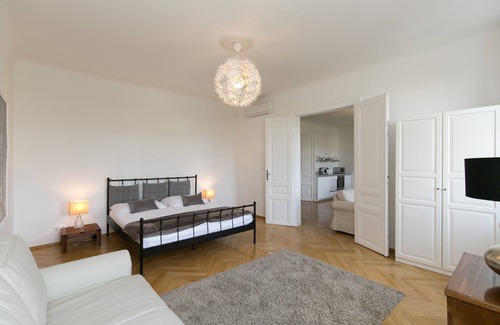Brigittenau Apartamento | Apartamento en la ciudad con aire acondicionado de 81m2 con vista al campo