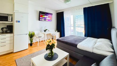Oulu Apartamento | City center brand new studio, parking