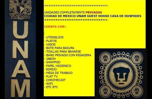 Santo Domingo Casa | CIUDAD DE MEXICO UNAM Guest House Casa de Huespedes
