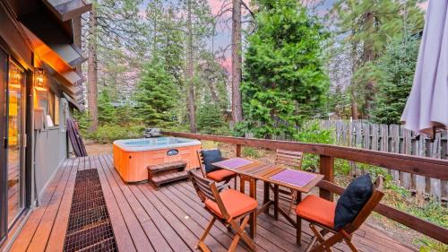 Lake Forest Casa | Classic A-Frame Cabin w Hot Tub Deck Easy Access Near Ski Lake Summit Haven by AvantStay