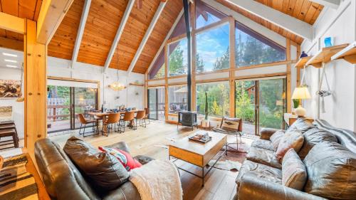 Lake Forest Casa | Classic A-Frame Cabin w Hot Tub Deck Easy Access Near Ski Lake Summit Haven by AvantStay
