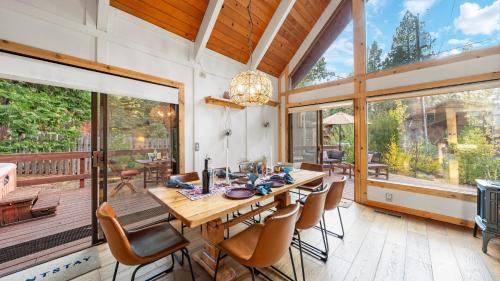 Lake Forest Casa | Classic A-Frame Cabin w Hot Tub Deck Easy Access Near Ski Lake Summit Haven by AvantStay