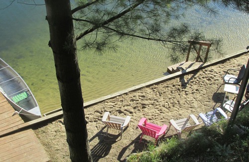 Mayfield Casa | Clásico Lakefront Home W / Opcional Guest Cottage On Spider Lake; Plazas 6-10