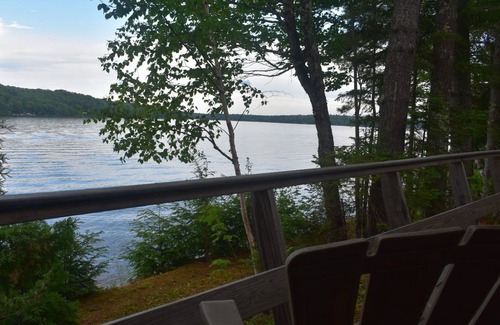 Embden Cabina | Classic Maine Lakefront Camp Overlooking Embden Pond