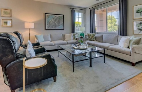 Vacaville Casa | Clean and cozy bedroom in a beautiful Semi Custom home.