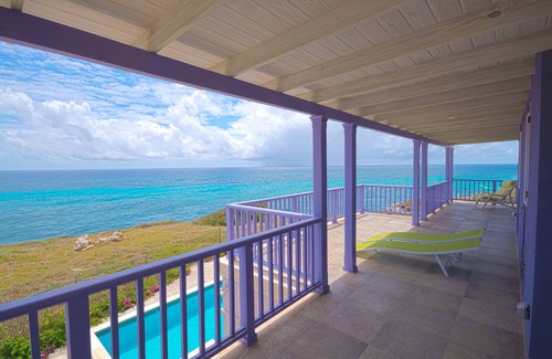 Ocean City Villa | Villa Lila al borde del acantilado en el Océano Atlántico