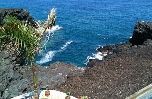 Captain Cook Casa | Casa frente al mar con piscina infinita y spa 'The Cove at Milolii'