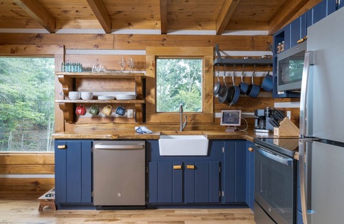 Rogers Cabina | Cliffside Cabin 2 King ALCOVES, Hot Tub, Cargo Net