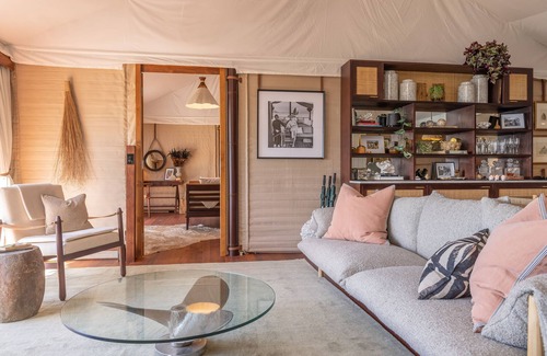 Mangawhai Heads Cabina | Clifftops - luxury tented lodge, sweeping views & beach, 90 mins from Auckland