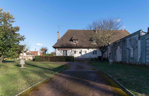Seurre Casa | Le Clos des Soeurs-Casa-Baño privado con bañera