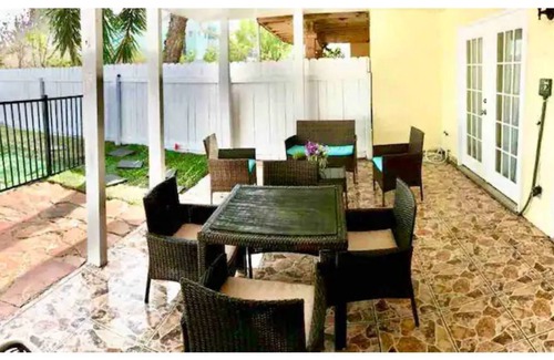 South Padre Island Cabaña | Close to Beach, Private Jacuzzi, BBQ, 70” TV