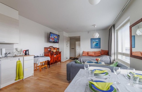 Tampere Apartamento | Close to center and Näsijärvi Lake - free parking, AC, and two double beds