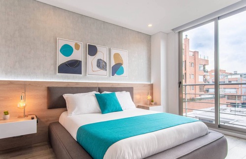 Usaquen Apartamento | The Best Aparment @Unicentro 3Bdr Gym, Chimeney-C9