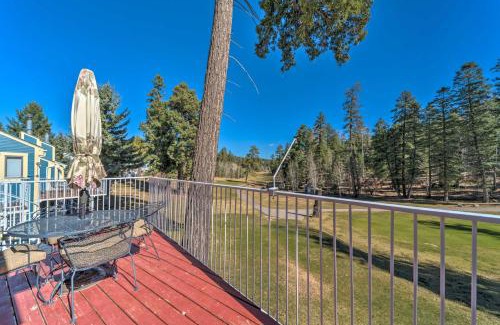 Cloudcroft Casa | Cloudcroft Townhome with Deck - 1 Mi to Burro Ave!