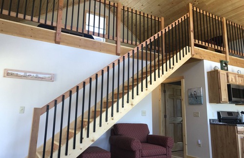 Stowe Area Cabina | Clover Meadow "barn" Cabin, Bright and open with beautiful views