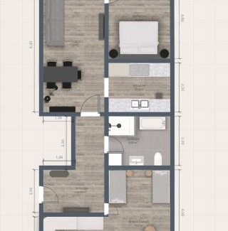 Leinefelde-Worbis Apartamento | CLUBHAUS 6 - gemütliche DG-Wohnung mit Balkon, Badewanne & Netflix