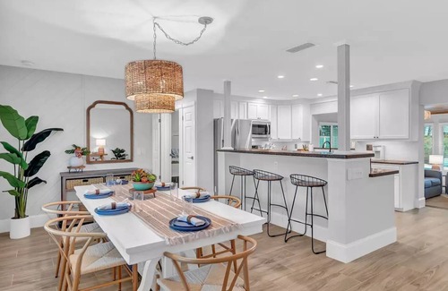 Vero Beach South Casa | Coastal Boho Escape w/ Fenced-In Heated Pool