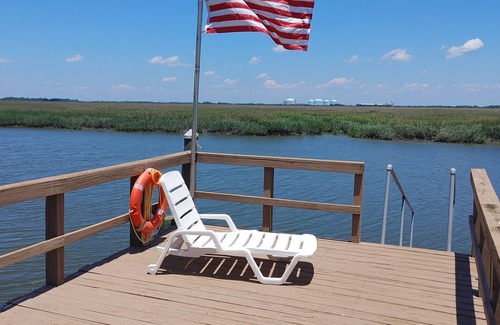 Whitemarsh Island Cabaña | COASTAL COTTAGE BOAT DOCK FISH, WHITMARSH IS. SAVANNAH, TYBEE, GOLF NATL PARKS
