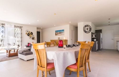 Asserac Cabaña | Casa contemporánea cerca del mar con jardín, vistas y WiFi en Presqu’île Guérandaise