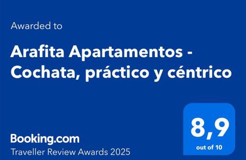 Escarrilla Apartamento | Cochata, práctico y céntrico - Arafita Apartamentos