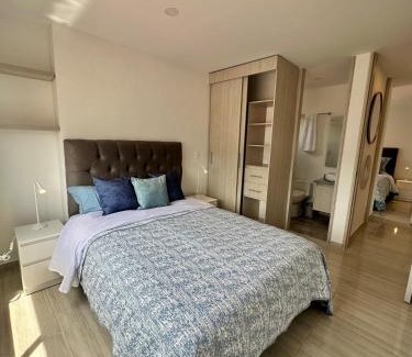San Gil Apartamento | Cocina full, parqueadero y acceso a jacuzzi y bbq