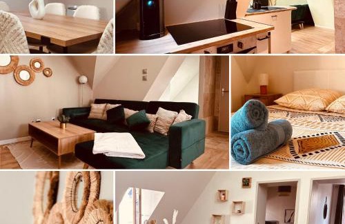 Joigny Apartamento | Cocon Bohème & Travertin
