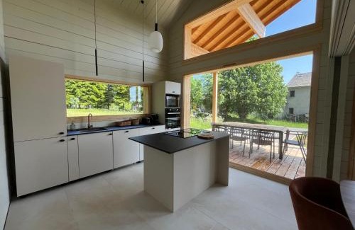 Camprieu Chalet De Esquí | Coeur Cévennes Wooden Cottage