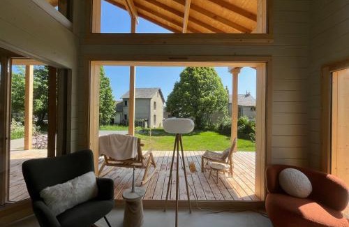 Camprieu Chalet De Esquí | Coeur Cévennes Wooden Cottage