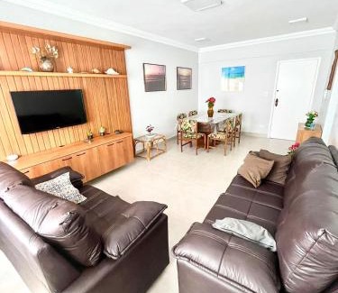 Loteamento Joao Batista Juliao Apartamento | Coimbra Guarujá - Apartamento Beira Mar - Praia Enseada - 150m Praia