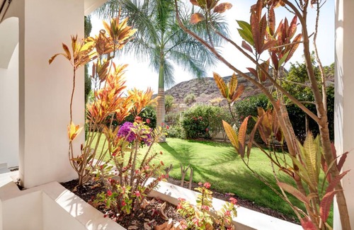 Palm-Mar Casa | Colinas - Timanfaya 03 VISTA RESERVA NATURAL Y JARDIN