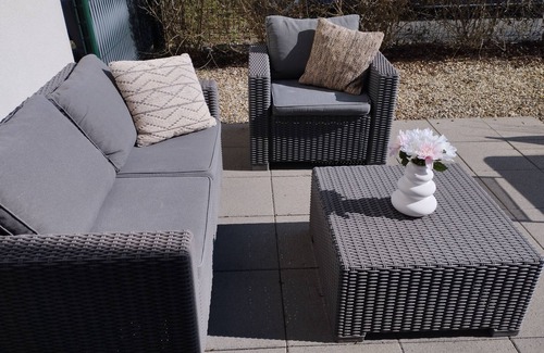 Horbourg-Wihr Apartamento | Colmar garden level with closed garage.