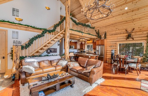 Saint Mary's Cabina | Colorado Log Home en la costa de Silver Lake