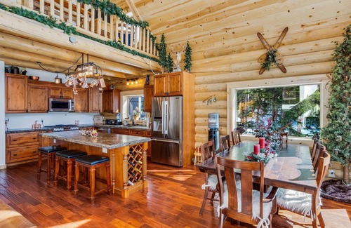 Saint Mary's Cabina | Colorado Log Home en la costa de Silver Lake