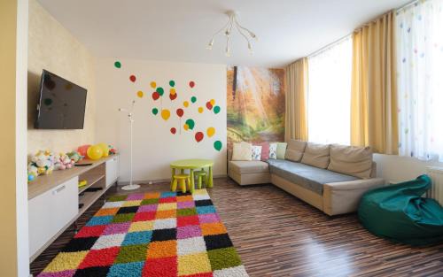 Halyts'kyi district Apartamento | Colored balloons - 3 bedrooms, 3 bathrooms, equipped large apartments