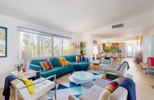 The Mesa Casa | Colorful home with private pool and spa & private gas grill - families welcome