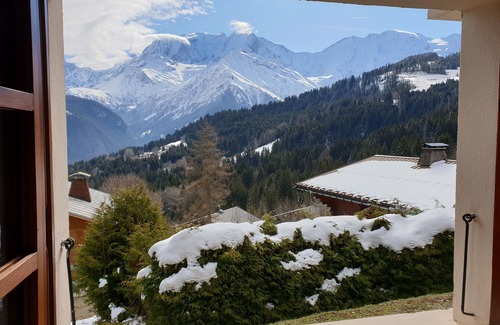 Saint-Gervais-les-Bains Chalet De Esquí | Cómodo apartamento chalet con impresionantes vistas al Mont Blanc