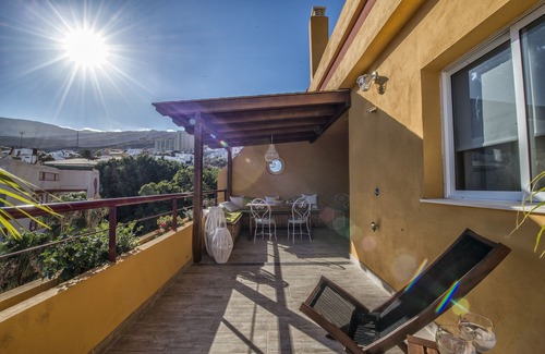 Tabaiba Apartamento | CONFORTABLE APARTAMENTO CON TERRAZA PRIMERA LINEA Y VISTAS AL MAR