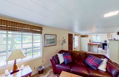 Lake Township Casa | Comfortable cabin on the Lower Platte with dock, deck, wood stove & fast WiFi