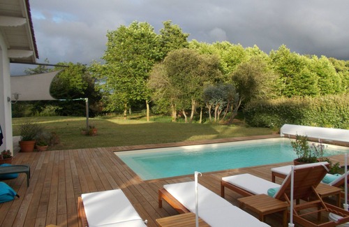 Ondres Casa | Ondres Plage, casa contemporánea 8 personas con piscina
