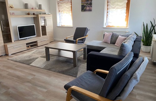 Gickelsberg Apartamento | Comfortable large vacation apartment near Dresden (85sqm) free WLAN -Am Schwedenstein