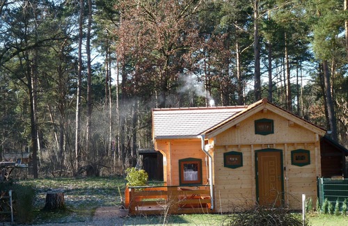 Borkheide Casa | Cómoda casa de troncos en la comunidad forestal de Borkheide