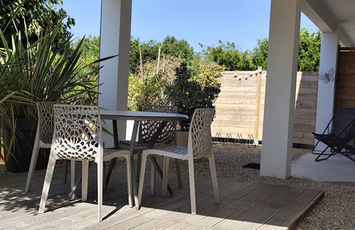 Vaux-sur-Mer Apartamento | Cottage de 65m ² Mar en paz-Terraza-Jardín