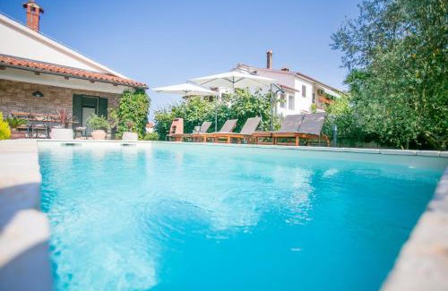 Tar-Vabriga Villa | Comfortable Villa Marinela with Pool and Garden