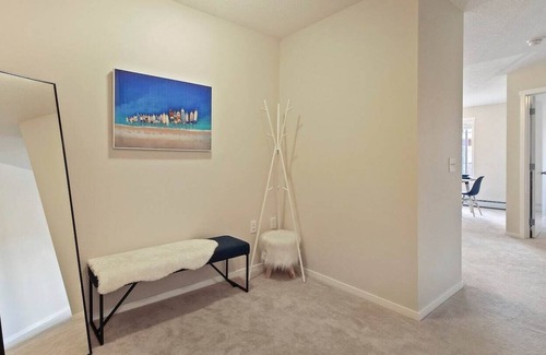 Calgary Condominio | Comfy 2BR+2BathCondo near Airport+AC+HeatedParking