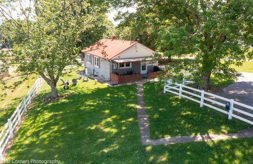 Candler Cabaña | Comfy Dog Friendly Cottage w/ Large Fenced Yard