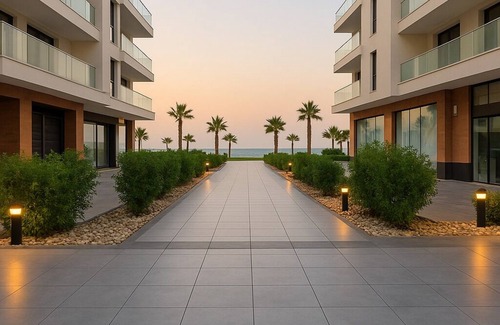 Al-Manasrah Chalet De Esquí | Cómodo apartamento junto al mar